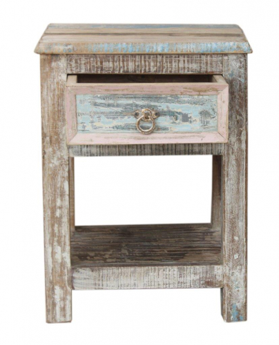 Side table with drawer - model 55 - 58x38x42 cm 