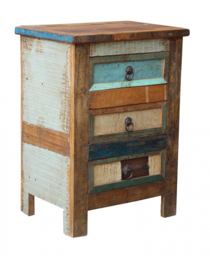 Vintage side cabinet, chest of drawers, bedside cabinet, hallway cabinet with 3 drawers - model 3 - 60x44x32 cm 