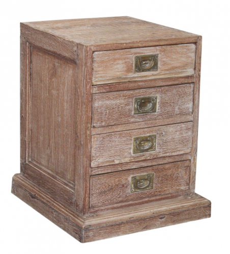 Vintage side cabinet, chest of drawers, bedside cabinet, hallway cabinet with 4 drawers - model 1 - 64x51x55 cm 