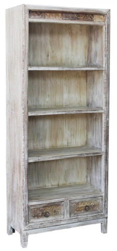 Decorated bookcase - model 7 - 198x80x41 cm 