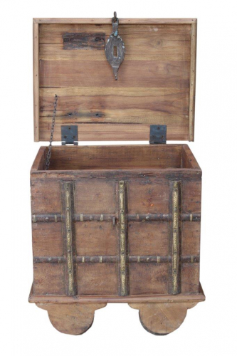 Antique wooden chest - model 15 - 45x53x37 cm 
