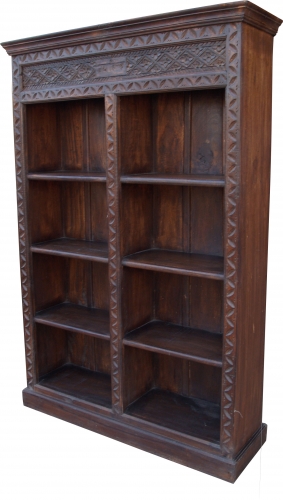 Lavishly decorated bookshelf in vintage look - Model 6 - 182x123x38 cm 