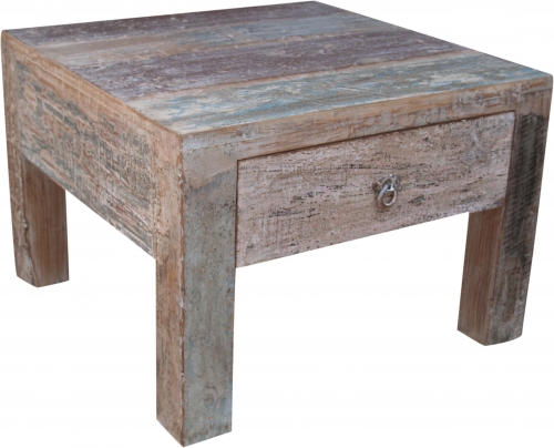 Coffee table, coffee table, side table with drawer - model 8 - 46x65x65 cm 