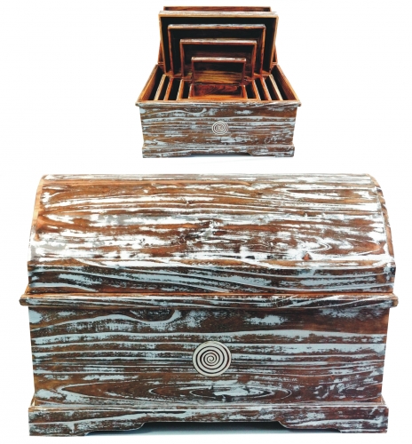 Treasure chest, jewelry box spiral in 5 sizes