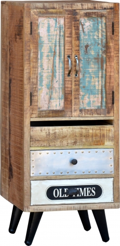 Drawer cabinet with legs in vintage design - Model 2 - 128x52x40 cm 
