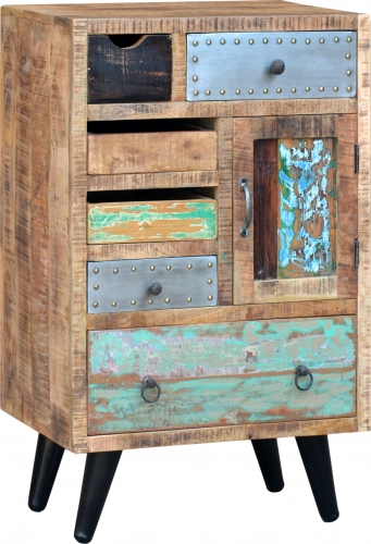 Drawer cabinet with legs in vintage design - Model 4 - 100x65x38 cm 