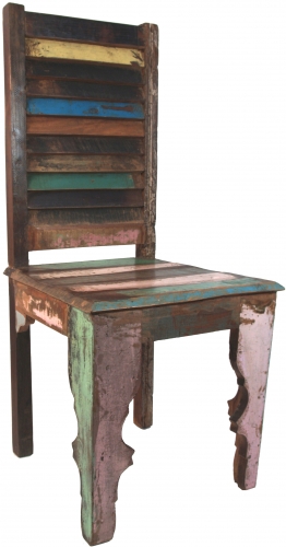 Chair antique coloured - Model 11 - 105x48x46 cm 