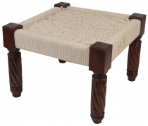 Stool with woven seat - model 1