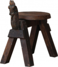 Small stool, side table horse