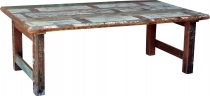 Recycled wood coffee table - model 18