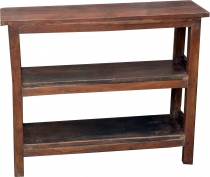 Rustic bookcase, kitchen shelf, solid wood, vintage look - model ..