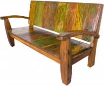 Sitzbank, Sofa aus recyceltem Teakholz - Modell 15