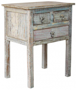 Vintage side cabinet, chest of drawers, bedside cabinet, hallway cabinet with 3 drawers - model 4 - 67x51x38 cm 