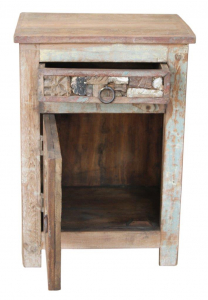 Vintage side cabinet, chest of drawers, bedside cabinet, hall closet - model 84 - 61x43x33 cm 