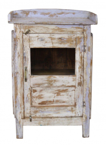 Side cabinet, chest of drawers, bedside cabinet, hall cabinet with glass door - model 6 - 82x56x31 cm 