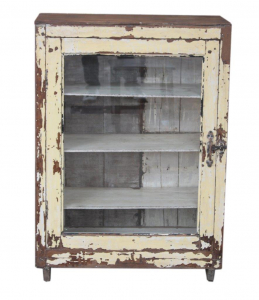 Side cabinet, chest of drawers, bedside cabinet, hall cabinet with glass door - model 9 - 95x69x31 cm 