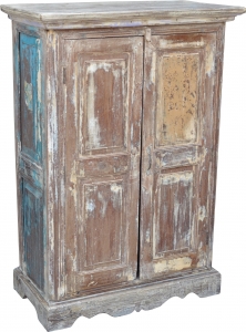 Cabinet, side cabinet, chest of drawers, closet, solid wood, vintage look, chabby chic - model 27 - 130x90x45 cm 
