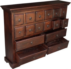 Colonial style apothecary cabinet, drawer cabinet R532 - 98x128x30 cm 