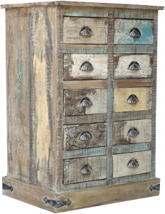 Vintage look drawer cabinet, 10 drawers - Model 15 - 91x74x46 cm 