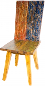 Recycled teak chair - model 5 - 106x45x60 cm 